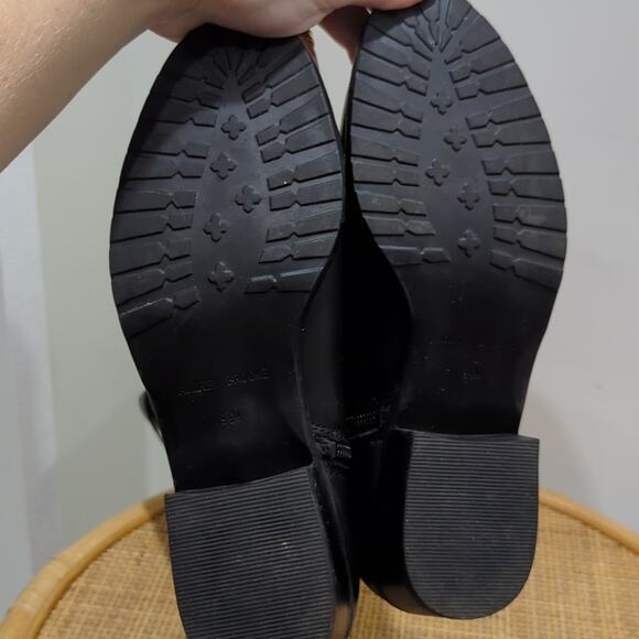 Audrey Brooke Abadore Leather Knee High Riding Boots Black Women's size 9.5 - Picture 8 of 8